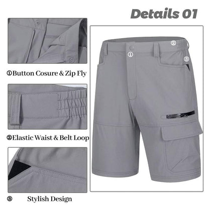Men's Quick-Dry Cargo Shorts – 5 Pockets Outdoor & Work