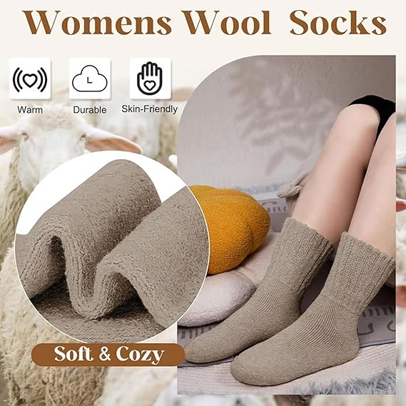 Women's Solid Mid-calf Socks (5pcs)