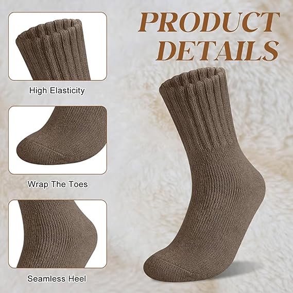 Women's Solid Mid-calf Socks (5pcs)
