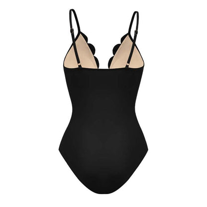 Lunimo® Flower Hollow One Piece Swimsuit and Skirt