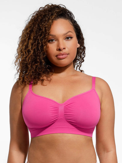 Lunimo Smooth Seamless Comfort Wireless Bra